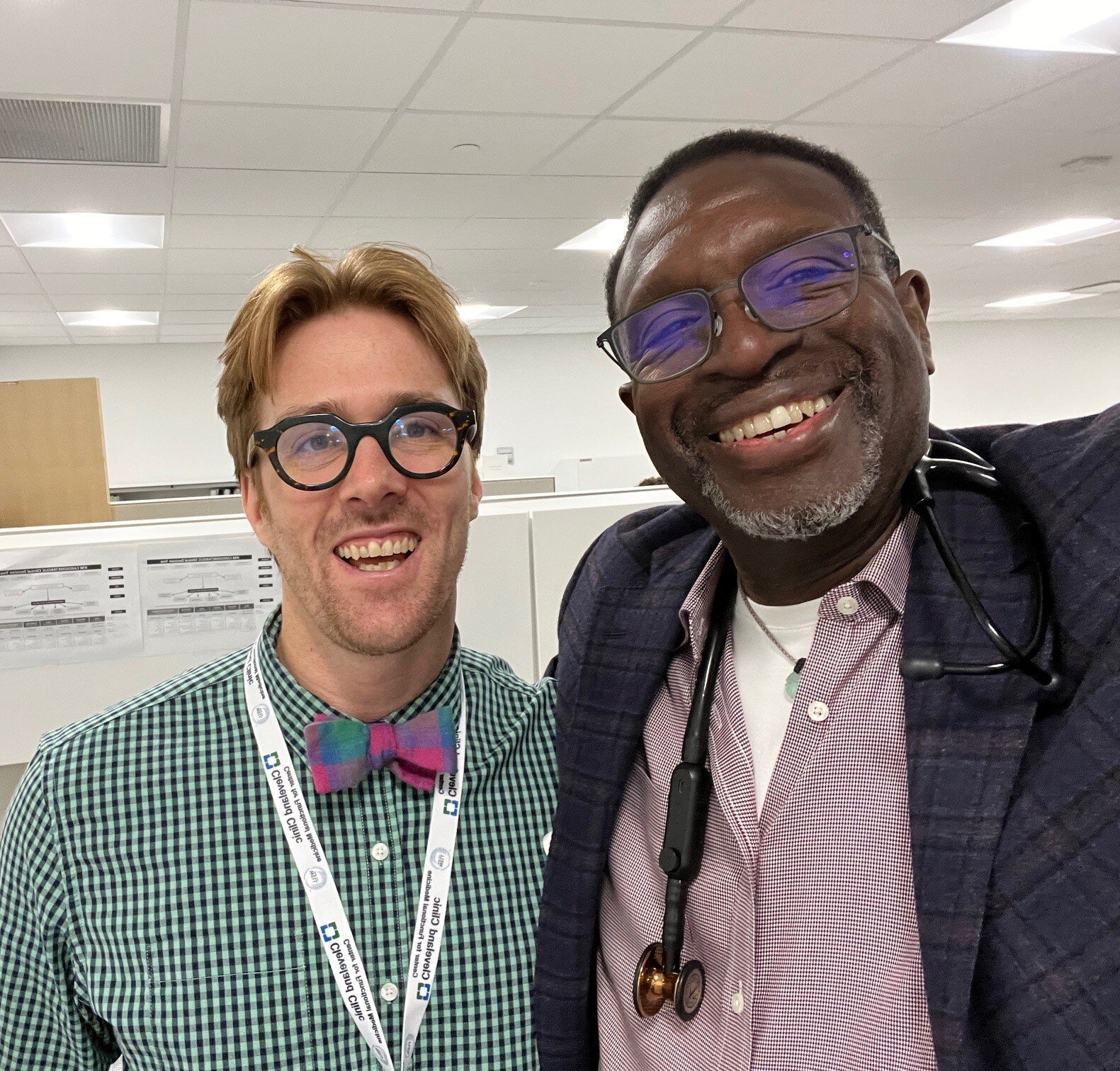 Jordan Harrison, MD, and James Carter, MD
