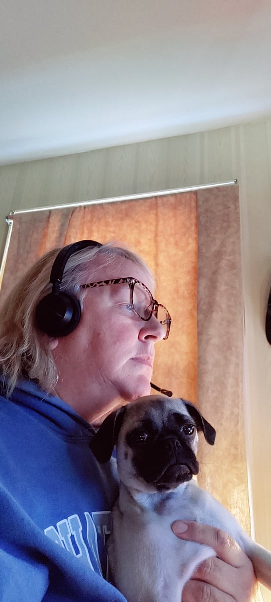 Jill Cooper and Bailey