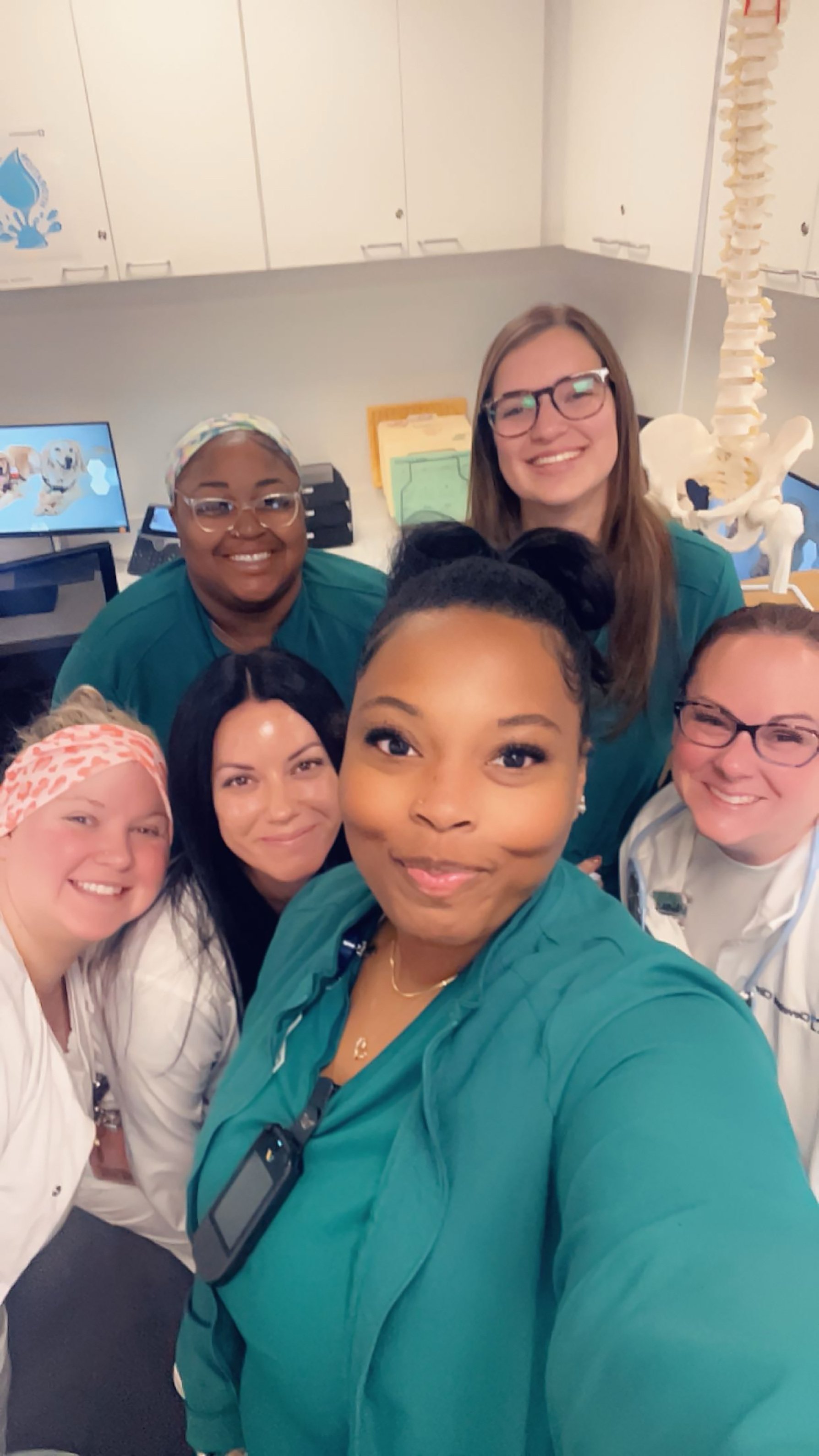 (clockwise from top left) Janae Rutledge; Samantha Lane; Denise Barbarotta; Khadijah Spears; Heather Meyer; Jacqueline Goodman